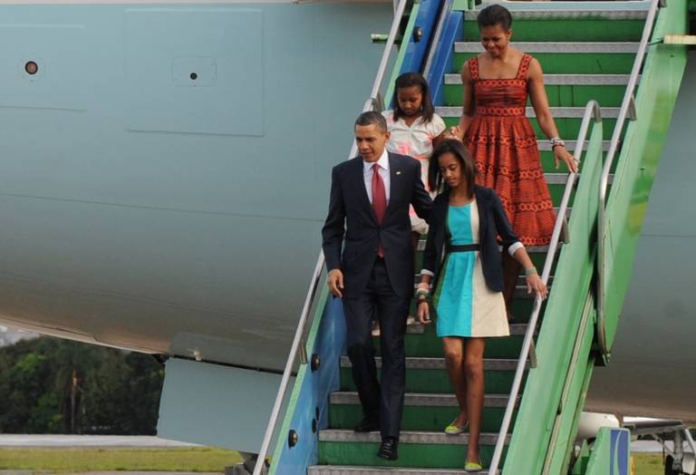 Barack Obama chega ao Brasil