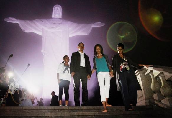 Família Obama Visita o Brasil