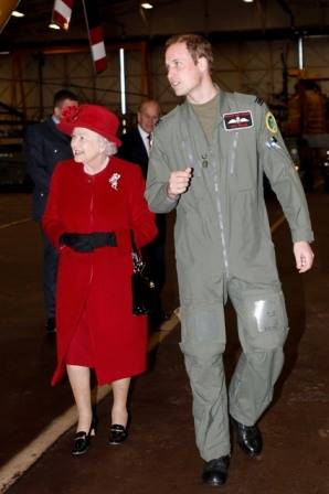 Rainha Elizabeth II e Príncipe William