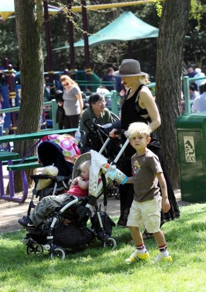 Gwen Stefani e filhos