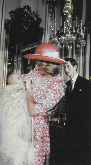 William, Princesa Diana e Príncipe Charles