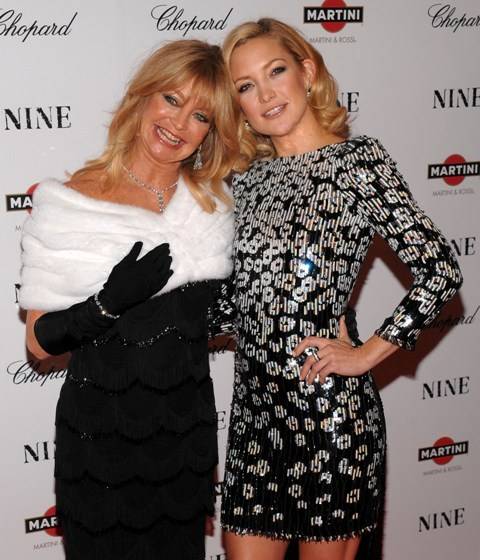 As atrizes Goldie Hawn e Kate Hudson