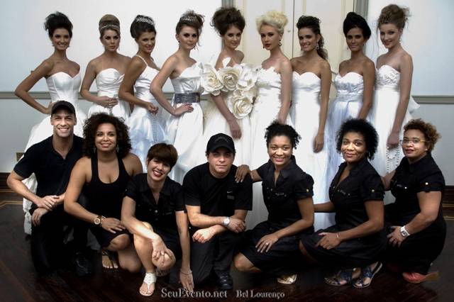 Noivas da estilista Solaine Piccoli com a equipe de Hair & Make Up Puntuale