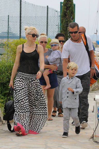 Gwen Stefani e família