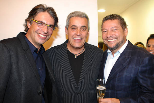 Olivier Anquier, Mauro Naves e Elidio Lopes