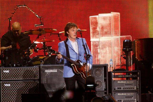 Show de Paul McCartney com a turnê 'Up and coming tour' no Rio de Janeiro