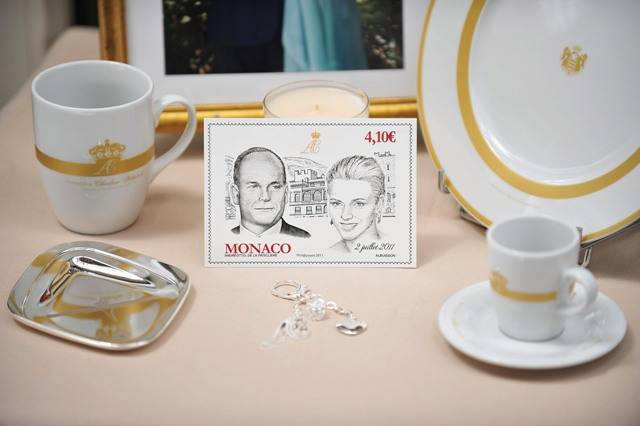 Souvenirs do casamento real de Mônaco