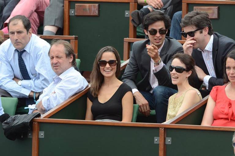 Pippa Middleton no Torneio de Ténis Roland Garros