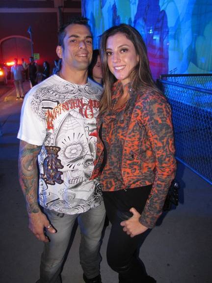 Marcelo Dourado e a namorada Erika Barrosa