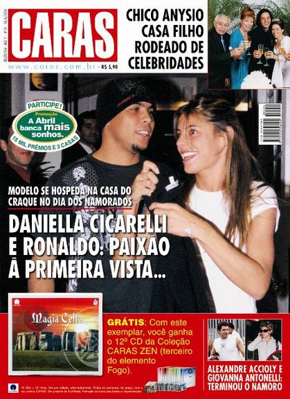 18/06/2004 - Daniella Cicarelli e Ronaldo: Paixão à primeira vista...