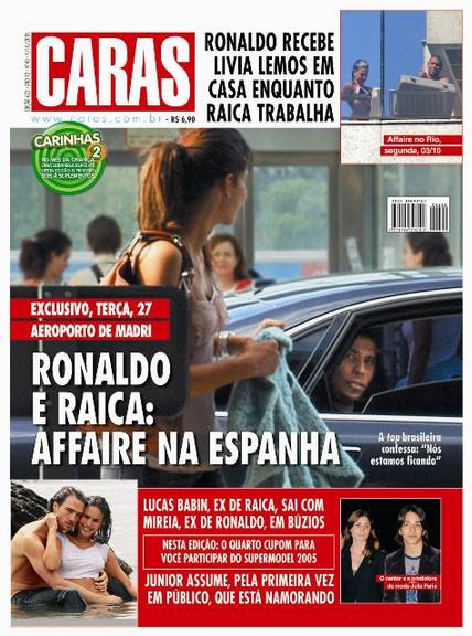 07/10/2005 - Ronaldo e Raica: Affaire na Espanha
