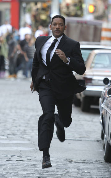 Will Smith em cena do filme 'Homens de Preto 3'