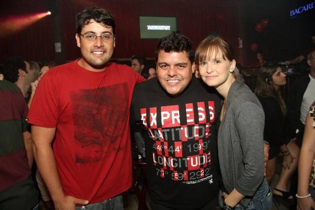 Bruno de Lucca, DJ Tartaruga e Fernanda Rodrigues
