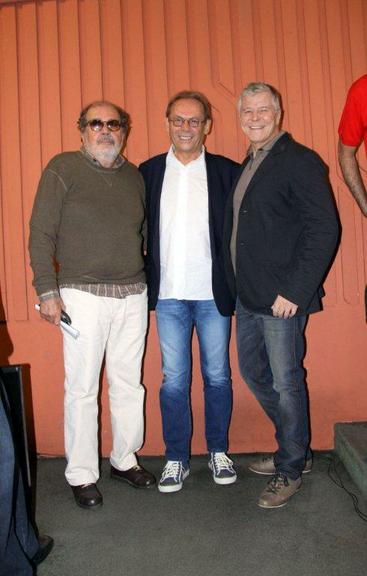 Cacá Diegues, José Wilker e Miguel Falabella