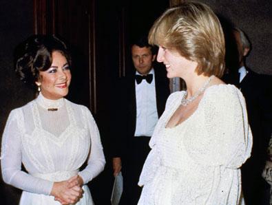 Diana e Elizabeth Taylor