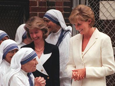 Diana e Madre Teresa de Calcutá
