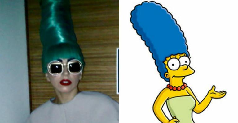 Lady Gaga e Marge Simpson