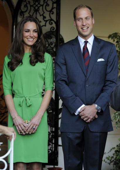 Kate Middleton e Príncipe William em viagem aos Estados Unidos