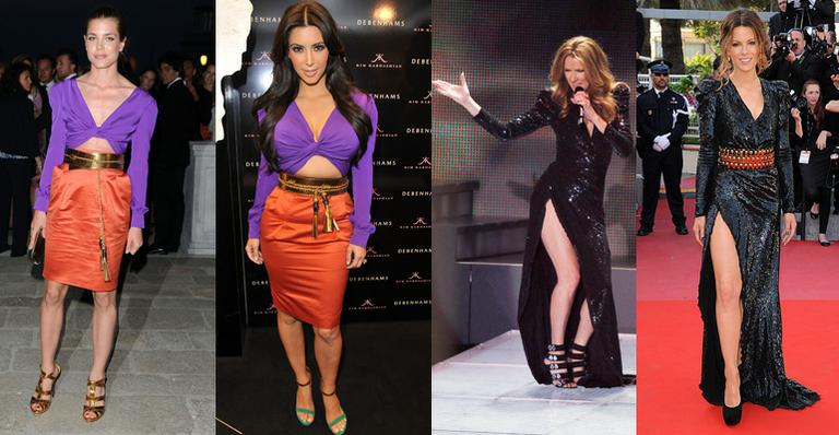 Charlotte Casiraghi e Kim Kardashian; Celine Dion e Kate Beckinsale