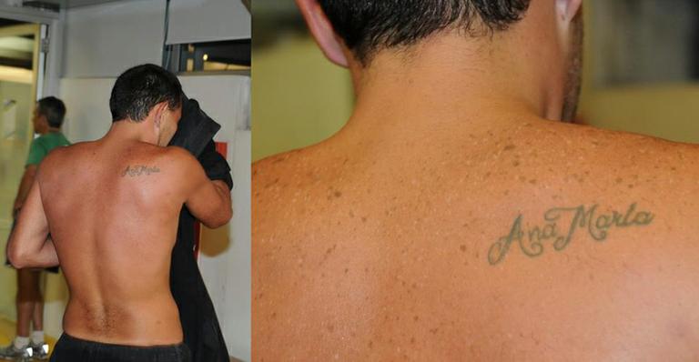 Marcelo Frisoni e sua tatuagem para Ana Maria Braga