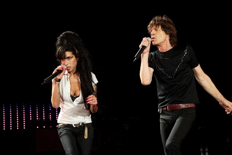 Amy Winehouse e Mick Jagger