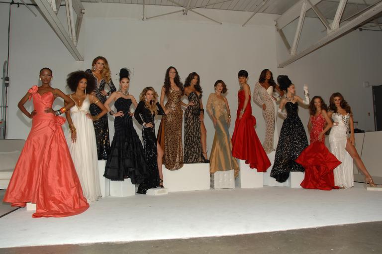Misses em sessão de fotos do Miss Universo em Nova York, Estados Unidos