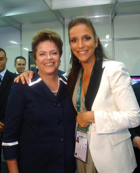 Dilma Rousseff e Ivete Sangalo