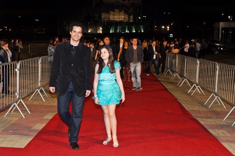 Bruno Garcia com a filha Bella 