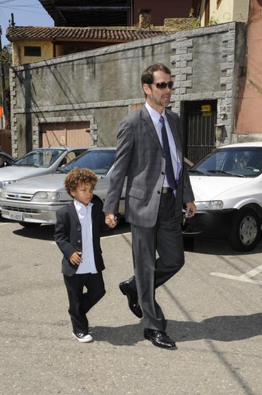 Marcello Antony com o filho Francisco 