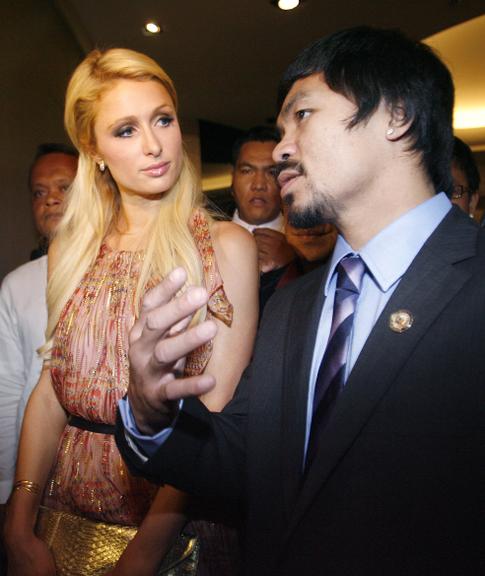 Paris Hilton e Manny Pacquiao