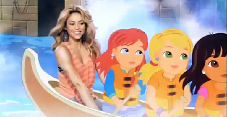 Shakira participa de desenho animado 