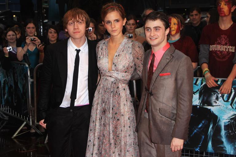 Rupert Grint, Emma Watson e Daniel Radcliffe