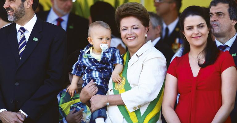 Dilma Rousseff festeja Dia da Independência em família