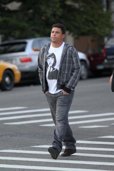 Ronaldo caminha por Nova York, Estados Unidos