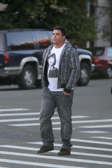 Ronaldo caminha por Nova York, Estados Unidos