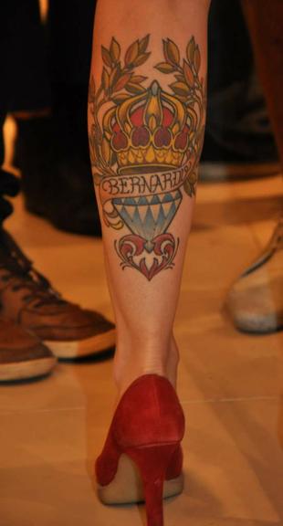 Mel Lisboa exibe tatuagem feita em homenagem ao filho Bernardo