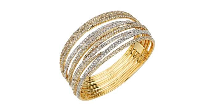 Bracelete em ouro amarelo com diamantes Corsage 11 3812-7422 (corsage.com.br)