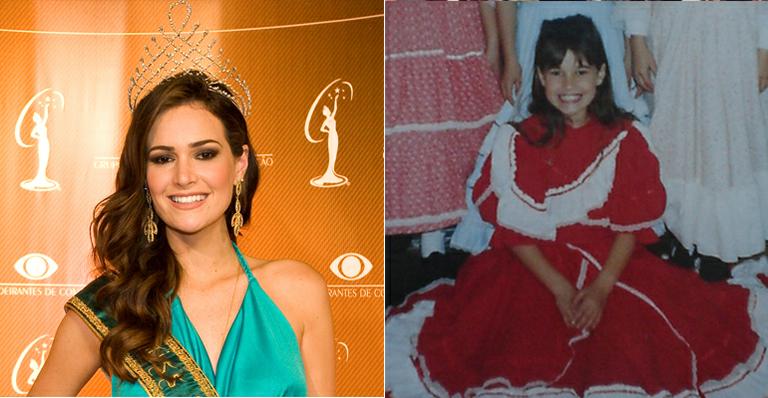 Fotos dos famosos quando eram crianças: Priscila Machado