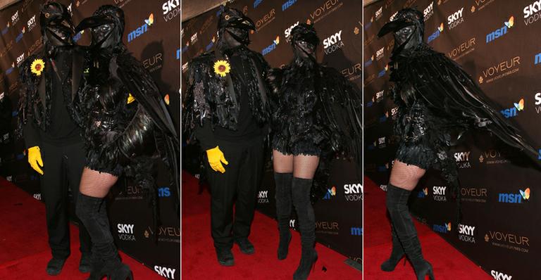 Heidi Klum e seu marido, Seal, ganham disparado como os mais criativos do Dia das Bruxas