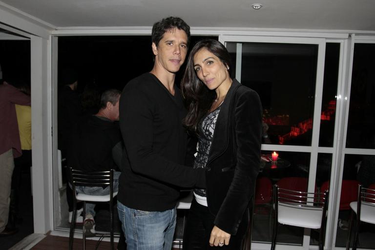 Márcio Garcia e sua esposa Andréa Santa Rosa