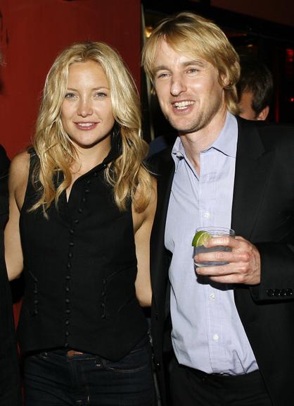Kate Hudson e Owen Wilson começaram a namorar nas filmagens de 'Dois é bom, três é demais'. O romance durou um ano