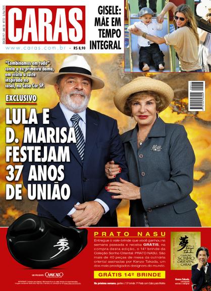 Lula na capa de Caras