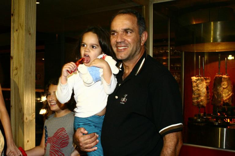 Humberto Martins e a filha Nicolle