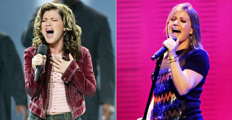 Kelly Clarkson resolveu participar do American Idol para ganhar dinheiro e pagar suas dívidas. Uma década depois, ela acumula álbum de platina em 23 países e 2 Grammy Awards