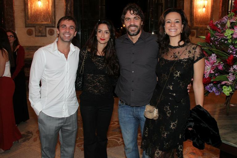 Marcelo Faria, Camila Lucciola, Régis Faria e Vanessa Gerbelli