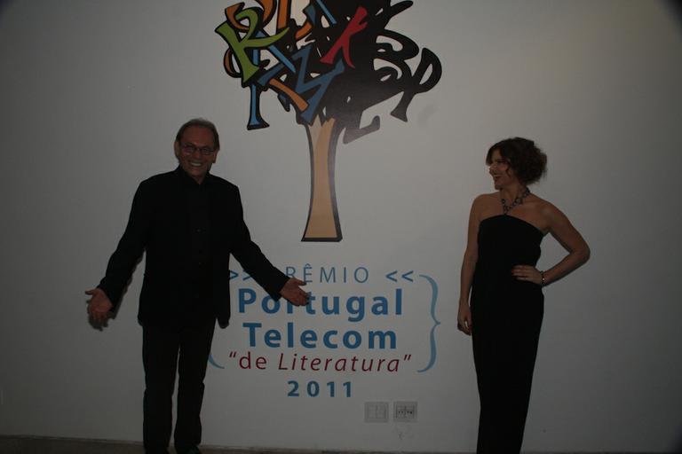 José Wilker e Débora Bloch durante o evento