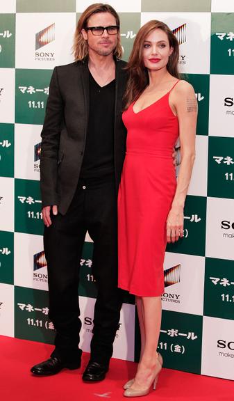 Angelina Jolie e Brad Pitt brilham em première no Japão