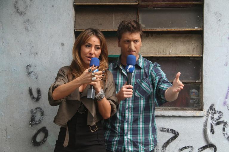 Sabrina Sato grava 'Pânico na TV' na Rocinha, no Rio de Janeiro