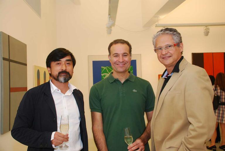 Kazuhiko Tamura, Andrea Caperdoni e Carlos Eduardo Cerri 