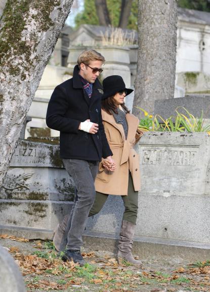 Ryan Gosling e Eva Mendes namoram em Paris